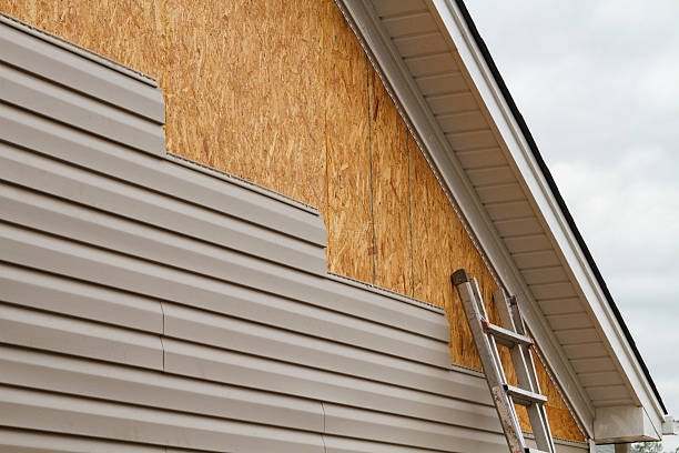 Professional Emergency Siding Repair technician working in Stephenson, VA